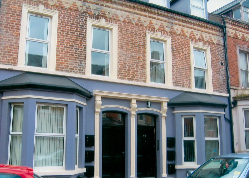 Change of use from 2 houses into 6 no 2 bed  apartments 6-8 Malone Avenue